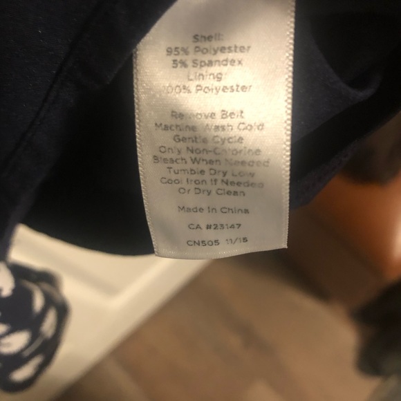 Talbots Ladies Navy fully lined Dress in 14P - Picture 5 of 8